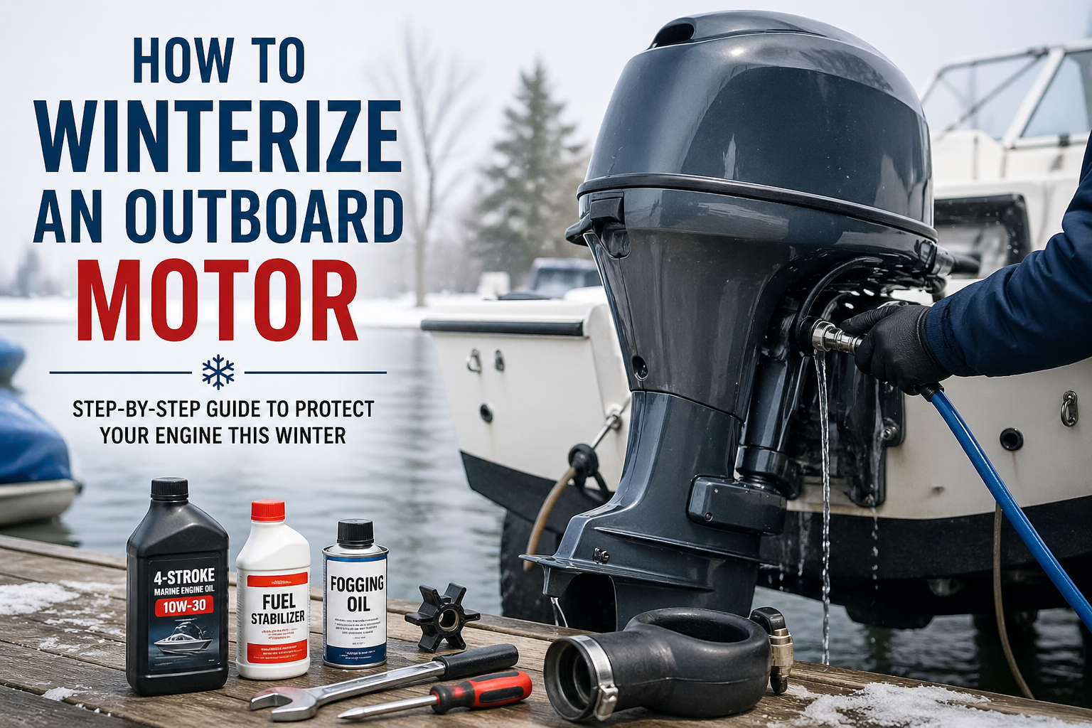 how to winterize an outboard motor