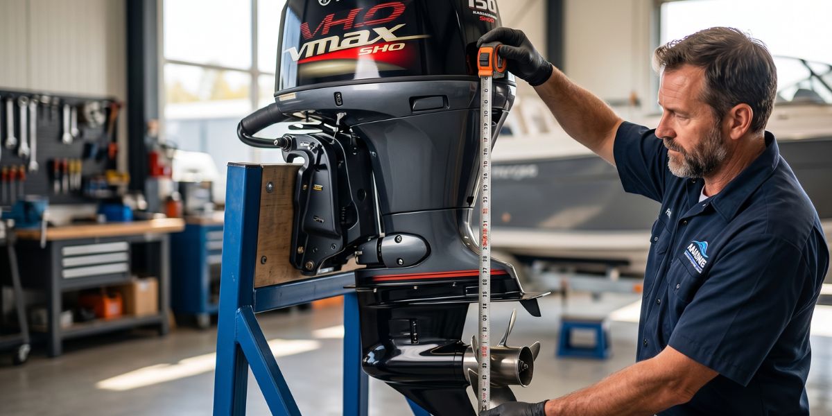 how to measure shaft length on outboard motor