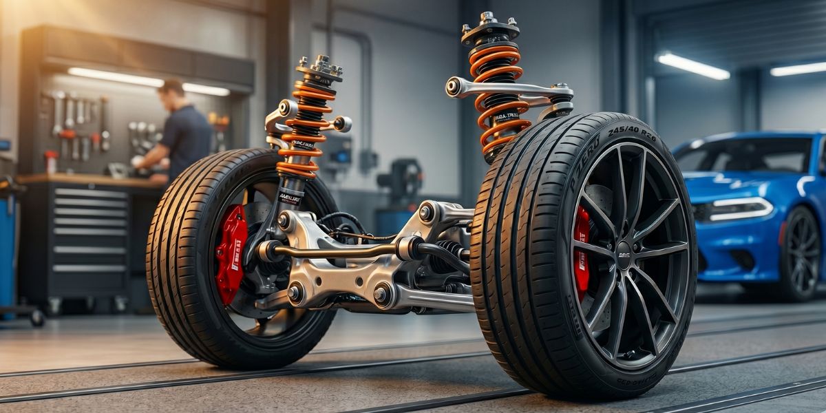 what is a suspension system on a car