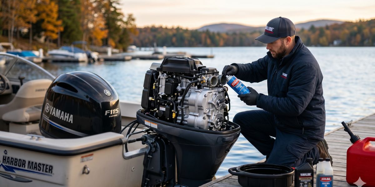 how to winterize a 4 stroke outboard motor